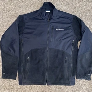 Columbia Uomo Taglia XL Interchange Omni-Shield Giacca Pile Nylon Nero - Foto 1 di 6