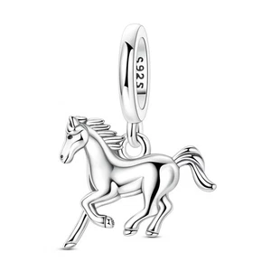 MULA Original 925 Sterling Silber Zum Selbermachen Charm Bestune Pferd passt Frauen Armband - Bild 1 von 7