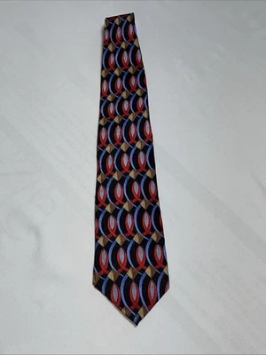 Men’s Cocktail Collection Abstract/Geometric Silk Tie - Image 1 of 4