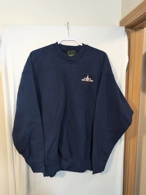 Sudadera Vintage Bordada Raspberry Island Lighthouse XXL Azul Cuello Redondo Foto 1 de 4