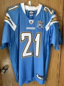 Ladainian Tomlinson 2009 Reebok Authentic San Diego Chargers Jersey NFL Jerseys - Picture 1 of 3