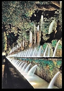Rom Italien Postkarte • Tivoli Hundert Brunnen - Bild 1 von 2