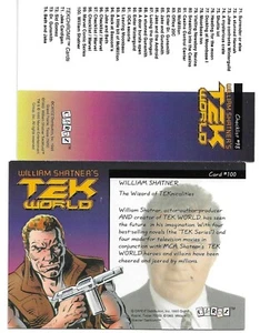 Tek World William Shatner Base Card Set 100 Cards Cardz 1994 - Picture 1 of 1