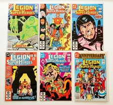 Legion of Super-Heroes #295,296,297,298,299,300 Comic Book Lot (1980 2nd Series)