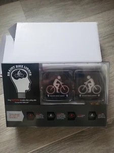 Set Brainy Fahrradbeleuchtung - vorne und hinten Radfahrer Symbol Lichter Neu in OVP  - Bild 1 von 5