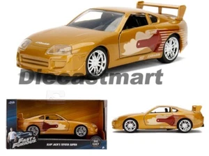 Jada 1:32 Fast & Furious Slap Jack's Toyota Supra Gold Model Car 99542 Película Nuevo - Imagen 1 de 1