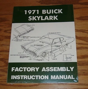 1971 Buick Skylark Factory Assembly Instruction Manual 71 - Bild 1 von 1