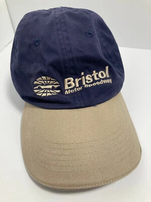 Sombrero/Gorra Bristol Motor Speedway Azul/Beige Sarga 100% Algodón Falta Botón Superior Foto 1 de 4