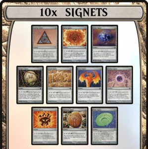 10x Signets FULL SET MTG Magic the Gathering Cards 1x each Commander EDH Signet - Picture 1 of 2