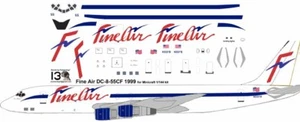 Fine Air Douglas DC-8-55-CF pointerdog7 decals for Minicraft 1/144 kits - Picture 1 of 1