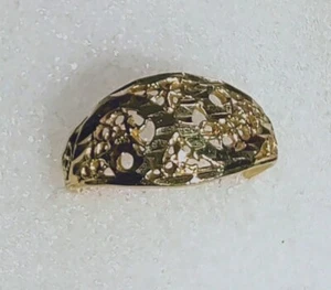 10 Karat massiver Goldring für Mädchen -- Damengröße 2 1/2 ((455)) - Bild 1 von 4