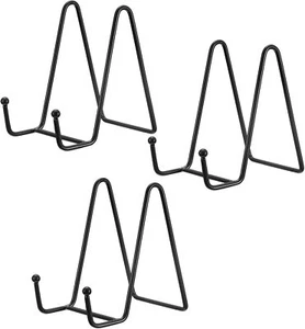 Plate Stand for Display, 2Pcs 4.3 Inch Iron Easel Plate Holder Display Stands - Picture 1 of 5