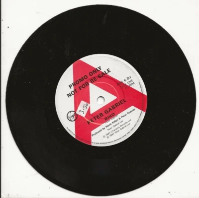PETER GABRIEL BIKO 1987 RE-RELEASE RARE 7 INCH UK PROMO - Image 1 of 2