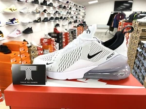 Nike Air Max 270 Blanco/Negro” ~ AH8050 100 ~ Reino Unido Talla 13 ~ Euro 48.5 - Imagen 1 de 4