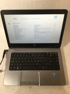 HP PROBOOK 640 G1 - BOOTS TO BIOS - INTEL I5 4300M - 4GB RAM - READ DESCRIP - BB - Picture 1 of 7