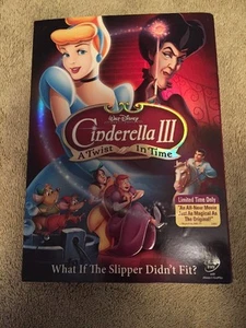 Cinderella III: A Twist in Time (DVD, 2007) DISNEY, AUTHENTIC, GREAT SHAPE - Imagen 1 de 3