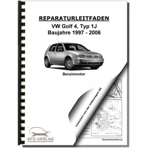 VW Golf 4 Typ 1J (97-06) 4-Zyl 1,4/1,6l Benzinmotor 75-105 PS Werkstatthandbuch - Bild 1 von 8