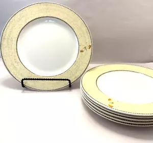 Wedgwood Sarahs Garden Schmetterling Speiseteller 10,75" gelber Rand 1997 Vintage - Bild 1 von 14