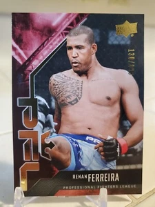 2022 Upper Deck PFL UFC RENAN FERREIRA #/899 Gold Foil Card BRAZIL #16 SP HTF - Picture 1 of 2