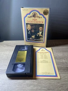 High Society - Ex Rental Big Box Pre Cert PAL VHS Video Tape & Cast Card - MGM - Picture 1 of 10