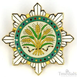 Order of Golden Grain Replica Medal | Xinhai Revolution 1911 China Republic Pin - Picture 1 of 4