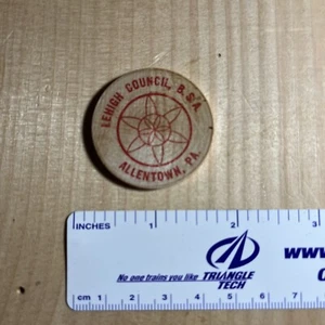 Lehigh Council BSA Minsi Trails Pfadfinder 502 Allentown Holznickel - Bild 1 von 2