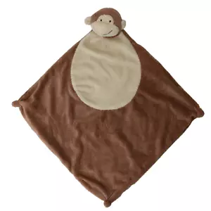 Angel Dear Monkey Lovey Peluche Coperta di Sicurezza Angoli Annodati - Foto 1 di 8