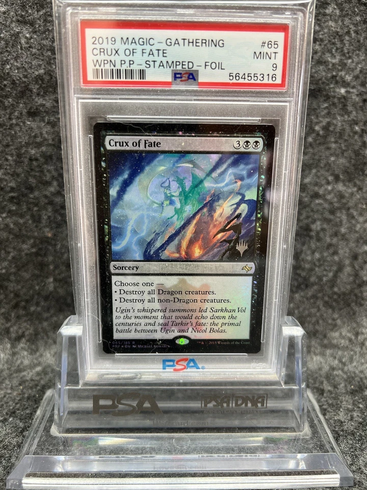 1 x Crux of Fate - Promo Pack - PSA 9 - Stamped Foil - MTG - Image 1 of 1