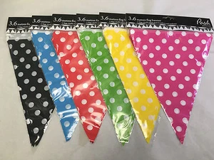 Bunting Garland Banner Flag Party Decorations Weddings Baby Showers 3.6m New - Picture 1 of 12