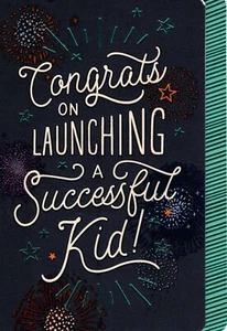 Encouragement Good Job Parent Parenting Successful Skills Hallmark Greeting Card - Picture 1 of 3