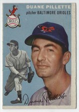 1954 Topps Duane Pillette Baltimore Orioles #107