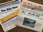 Alaska Newspapers 1993-94 Lot of 4 Fairbanks Denali Excellent