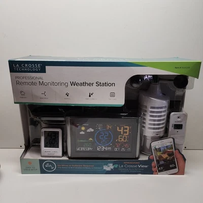 LA CROSSE TECHNOLOGY 8844288 Professional Remote Monitoring Weather Station NEW - Image 1 of 4