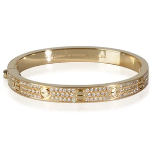 Cartier Yellow Gold Diamond Love Bracelet - Picture 1 of 4