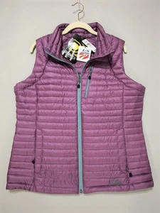 NWT LL Bean Large 850 ultra light 850 down sweater vest puffer purple Pertex - Picture 1 of 24