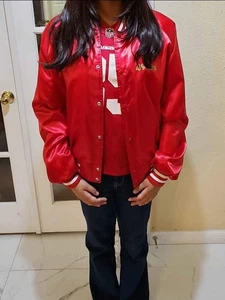 Vintage 1980's San Francisco 49ers Chalk Line Wind Breaker Jacket - Picture 1 of 9