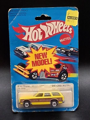 Vintage 1981 Mattel Hot Wheels Dodge Aries Wagon, Yellow MOC NRFP  - Image 1 of 4