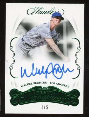 Walker Buehler 2018 Panini impecable debut automático #FDS-WB serie #d 1/5 Dodgers Foto 1 de 2