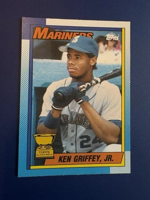1990 OPC O-Pee-Chee 336 Ken Griffey Jr All-Star Rookie Cup HOF [B] - Image 1 of 3