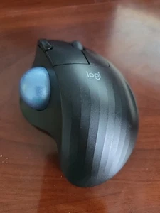 Logitech Ergo M575 Wireless Trackball Mouse - Black Logi Working NO DONGLE - Photo 1/4