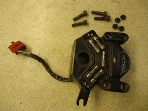 80-82 HONDA CB750C UPPER HANDLEBAR CLAMP w/ FUSE BOX OEM top mount CB750 CUSTOM - Picture 1 of 9
