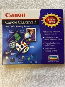 Canon Creative 3 & Printer Setup Windows 95, 98, 3.1 CD Quick Start Guide - Afbeelding 1 van 10