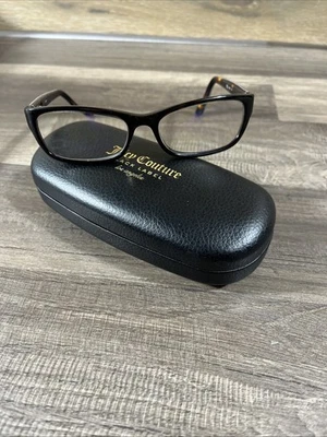 Montura de gafas Juicy Couture JU131 para mujer marrón leopardo borde completo 130 y estuche Foto 1 de 4