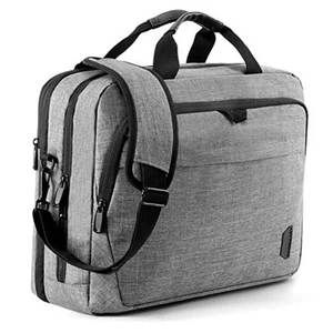 Sacoche pour ordinateur portable 17,3 pouces, sacoche extensible pour ordinateur portable mallette gris-17,3 pouces - Photo 1/7