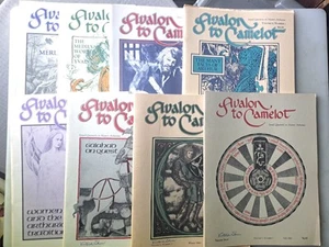 Avalon to Camelot Magazines COMPLETE 8 Issue Run 1983-87 King Arthur Etc - Bild 1 von 7