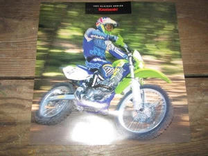 NOS Kawasaki Factory Brochure 1997 KLX300 KDX300 KDX200 - Picture 1 of 3
