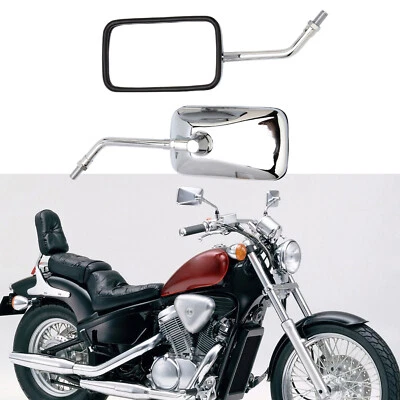 Pair 10MM Motorcycle Side Mirrors for Honda Nighthawk CB 250 450 650 700 750 - Изображение 1 из 4