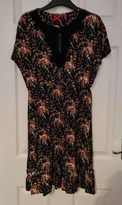 Next Floral Dress Size 8 - Picture 1 of 5