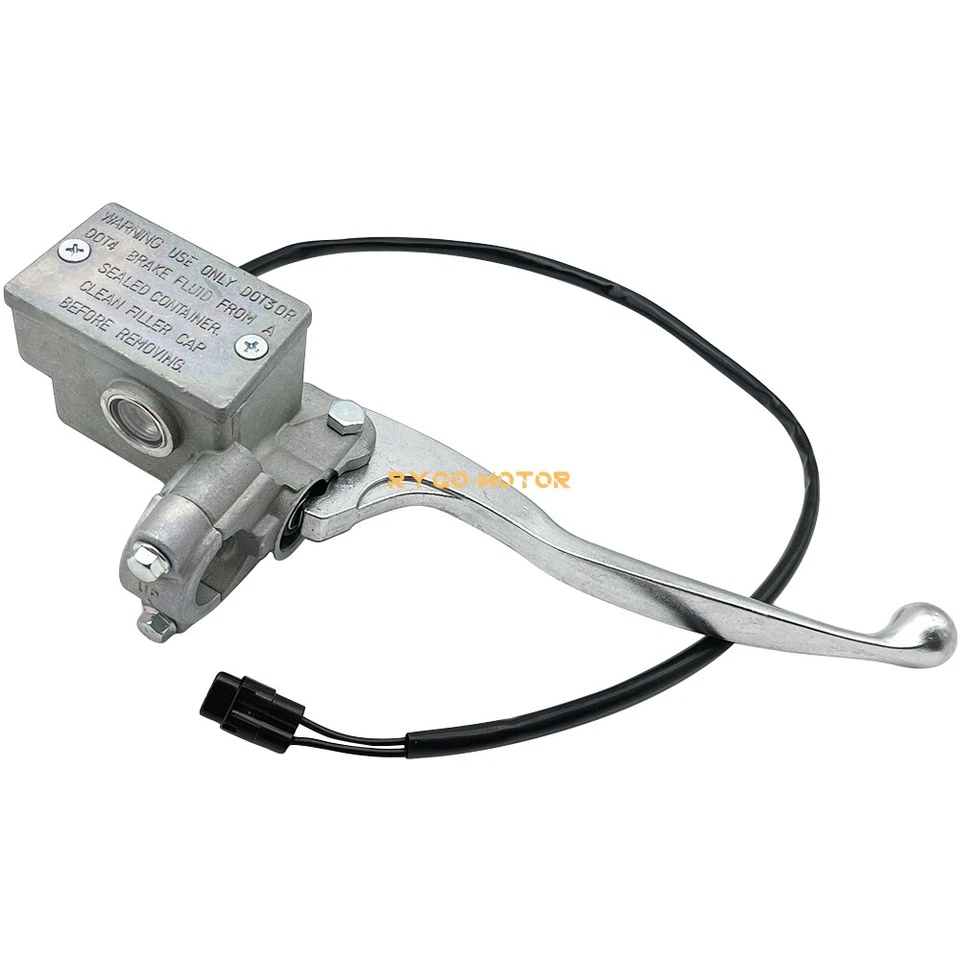 Cilindro maestro de freno delantero derecho con interruptor de freno para Yamaha Banshee 350 YFZ350  Foto 1 de 4