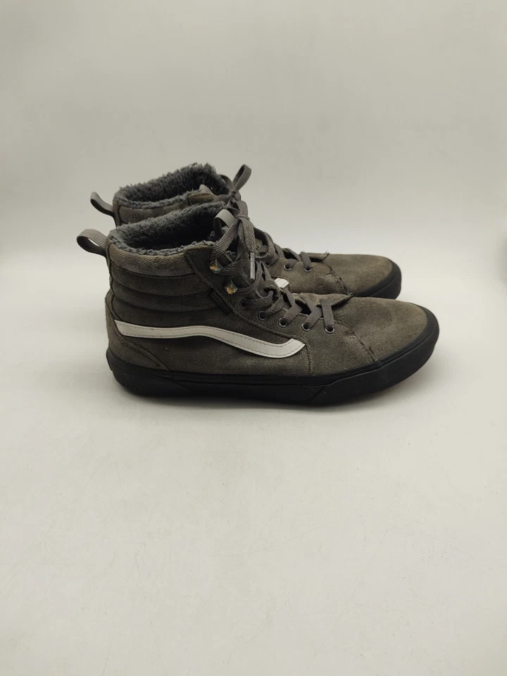 VANS SK8 MTE Top Alto Gamuza Gris Scotch Guard Hombre Talla Juvenil 7 Forro de Lana Foto 1 de 4